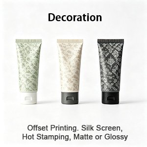 Discus Packaging Custom Eco Cosmetic Tube Packaging Printing Process Selection