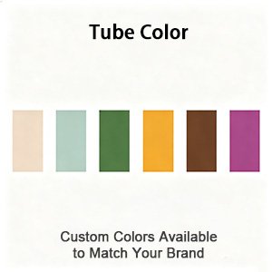 Discus Packaging Custom Eco Cosmetic Tube Packaging Color Options