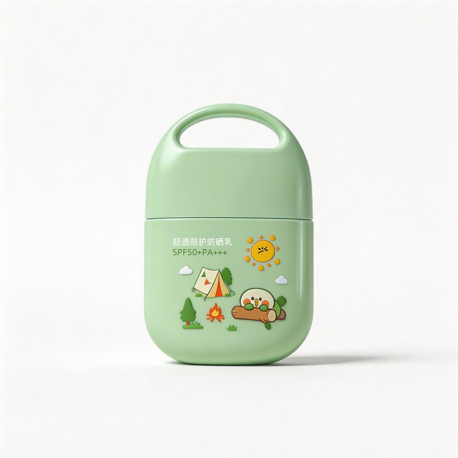 Mono‑material sunscreen bottle packaging multi sample display