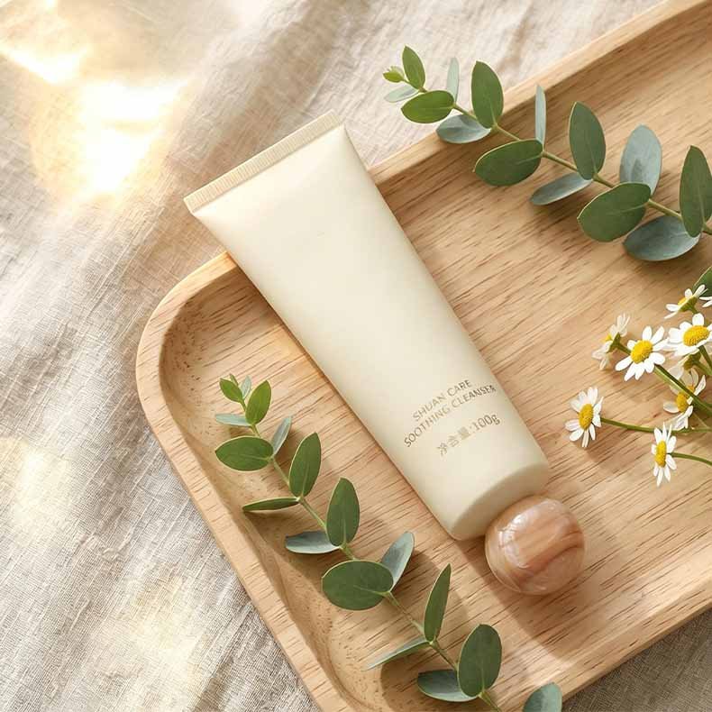 Double layer plastic cosmetic tube packaging for premium skincare products
