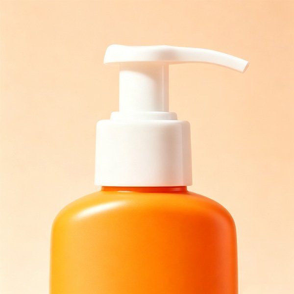 Smooth dispensing for body sunscreen and large volume.