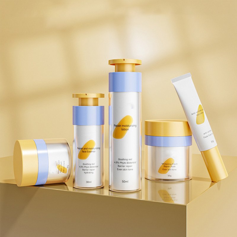 Creative design airless pump bottle packaging for skincare products
