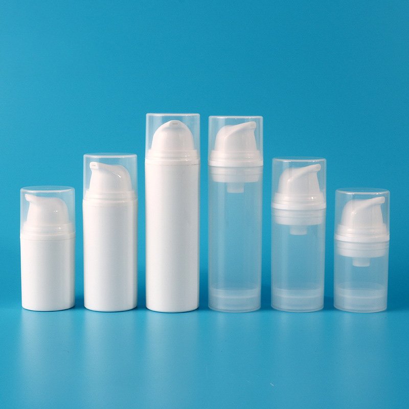Mono material PP airless pump bottle packaging for recyclable cosmetic packaging